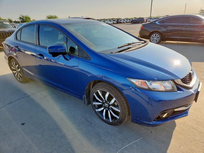 2015 Honda Civic VIN 2HGFB2F91FH534216 COPART salvage auction — REAR END, Wv - Salvage Certificate, sold $6,200 on 2026-07-02 (photo 4)