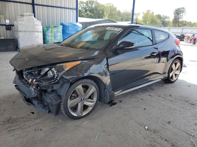 2013 Hyundai Veloster VIN KMHTC6AE1DU176924 COPART salvage auction — FRONT END, Salvage Title, sold $750 on 2026-07-23 (photo 1)