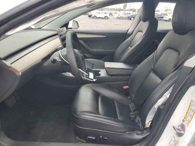 2021 Tesla Model 3 VIN 5YJ3E1EA1MF001364 COPART salvage auction — FRONT END, Ca - Salvage Certificate, sold $4,200 on 2026-07-20 (photo 7)