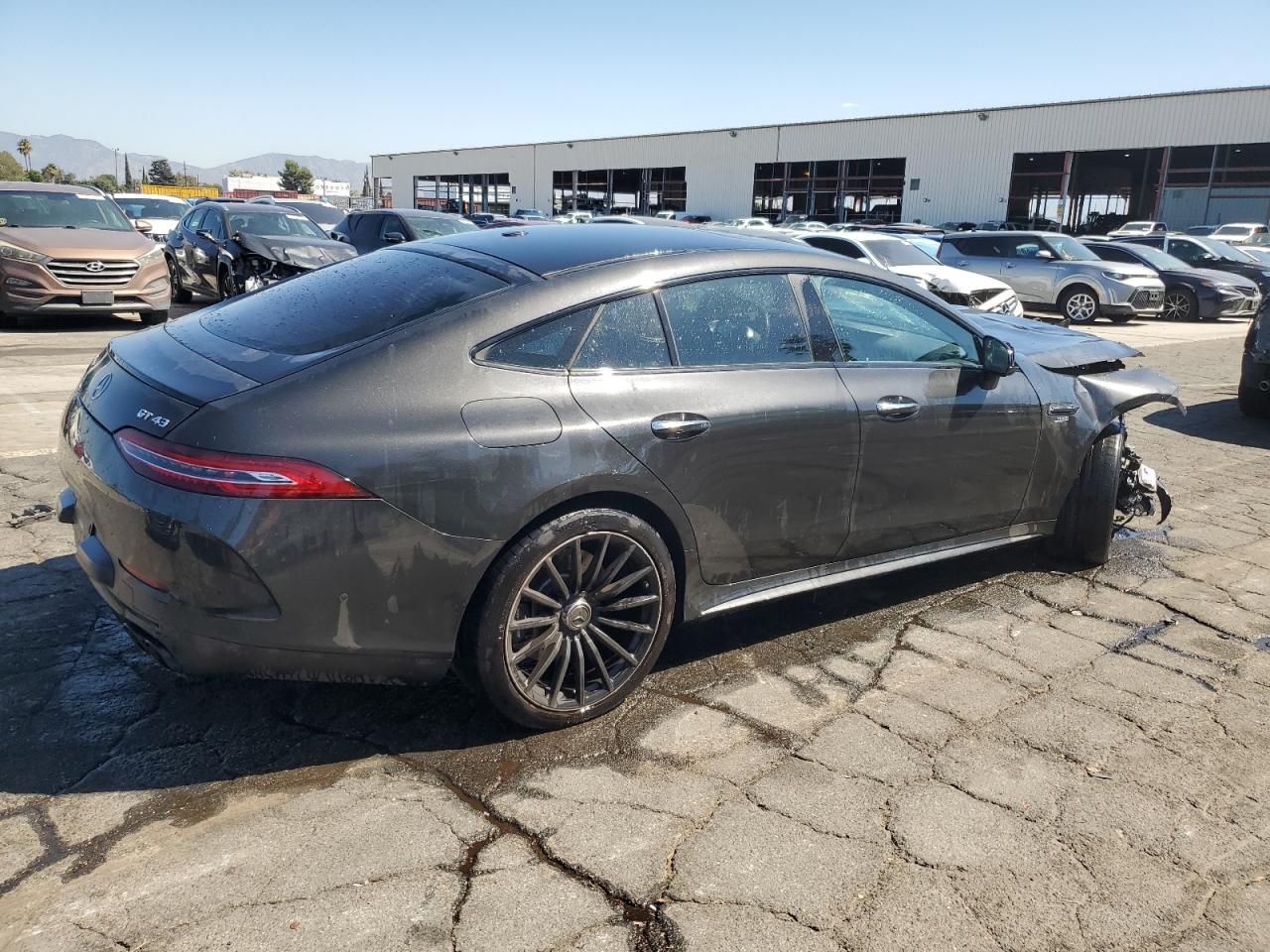 2021 Mercedes-benz AMG GT VIN W1K7X5KB2MA037076 COPART salvage auction — Front End, CA - CERTIFICATE OF TITLE, sold $26,000 on 2025-10-28 (photo 3)