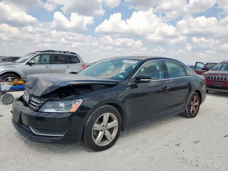 2013 Volkswagen Passat VIN 1VWBP7A3XDC032414 COPART salvage auction — FRONT END, Tx - Salvage Vehicle Title, sold $825 on 2026-07-09 (photo 1)