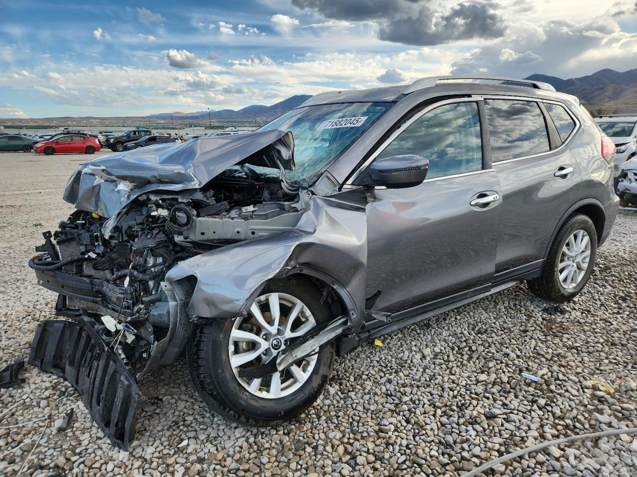 2020 Nissan Rogue VIN KNMAT2MV3LP522159 COPART salvage auction — Front End, UT - SALVAGE CERTIFICATE, sold $675 on 2026-06-26 (photo 1)