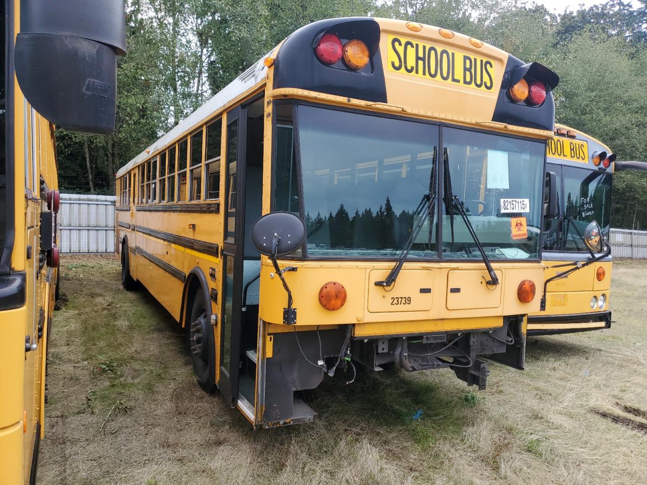 2013 Ic Corporation Re Series School VIN 4DRBWAAN4DB300069 COPART salvage auction — Front End, WA - VEHICLE CERT OF OWNERSHIP-TITL, sold $1,200 on 2026-07-08 (photo 1)