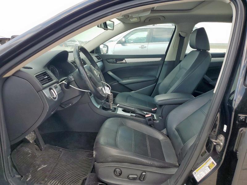 2013 Volkswagen Passat VIN 1VWBP7A3XDC032414 COPART salvage auction — FRONT END, Tx - Salvage Vehicle Title, sold $825 on 2026-07-09 (photo 7)