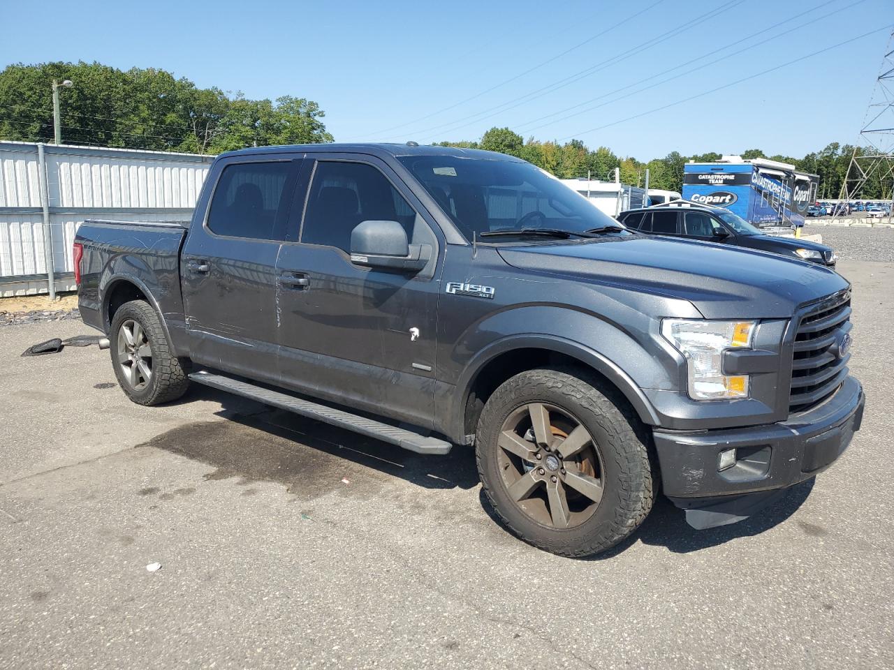 2015 Ford F-150 Lightning VIN 1FTEW1CPXFFB38525 COPART salvage auction — Side, FL - CERTIFICATE OF TITLE (P), sold $6,400 on 2026-07-03 (photo 4)