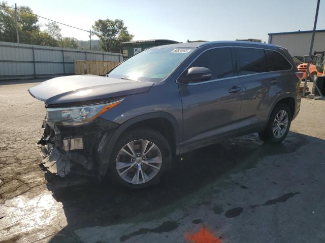 2015 Toyota Highlander VIN 5TDKKRFHXFS054593 COPART salvage auction — FRONT END, Salvage Title, sold $625 on 2026-07-20 (photo 1)