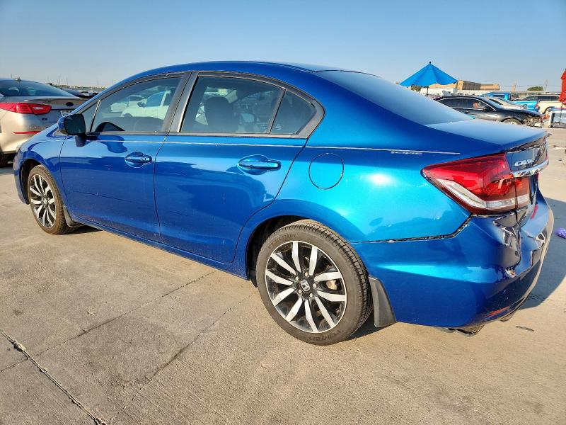 2015 Honda Civic VIN 2HGFB2F91FH534216 COPART salvage auction — REAR END, Wv - Salvage Certificate, sold $6,200 on 2026-07-02 (photo 2)