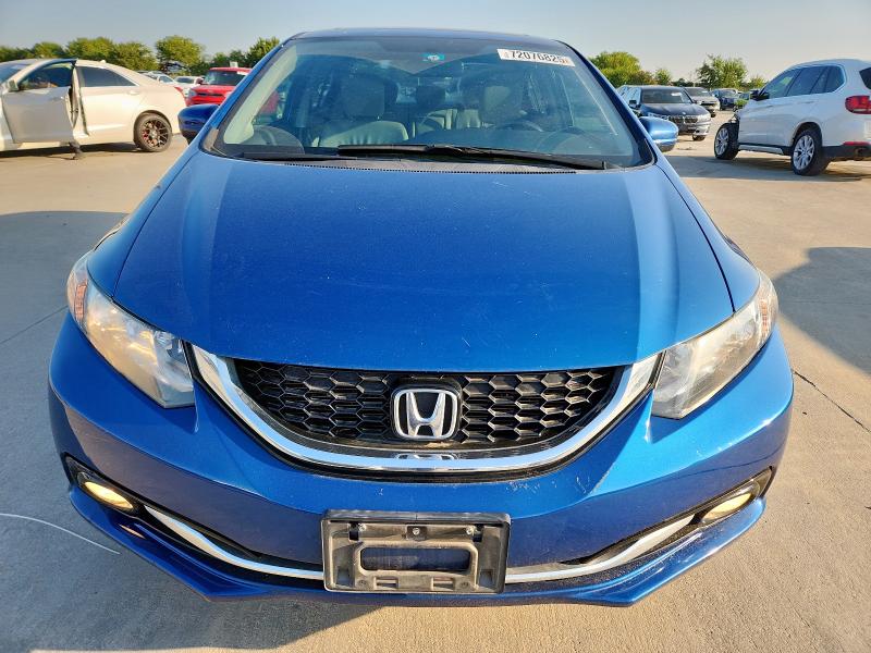 2015 Honda Civic VIN 2HGFB2F91FH534216 COPART salvage auction — REAR END, Wv - Salvage Certificate, sold $6,200 on 2026-07-02 (photo 5)