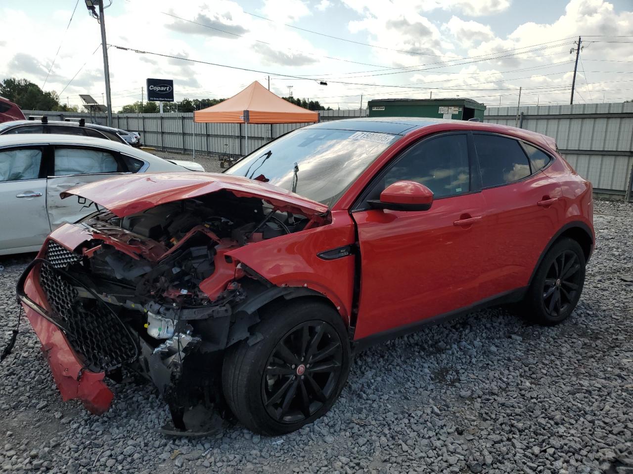 2020 Jaguar E-pace VIN SADFP2FX5L1006028 COPART salvage auction — Front End, AL - CERT OF TITLE-SALVAGE TITLE, sold $4,950 on 2025-10-29 (photo 1)
