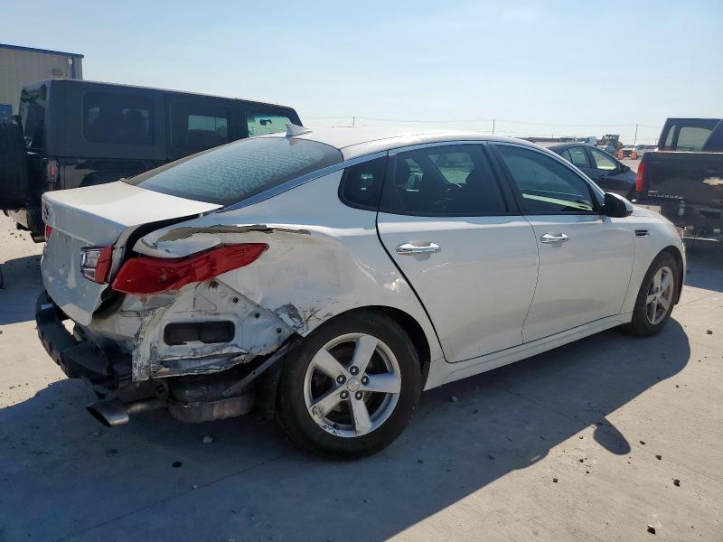 2017 Kia Optima VIN 5XXGT4L36HG159571 COPART salvage auction — REAR END, Tx - Salvage Vehicle Title, sold $1,700 on 2026-07-29 (photo 3)