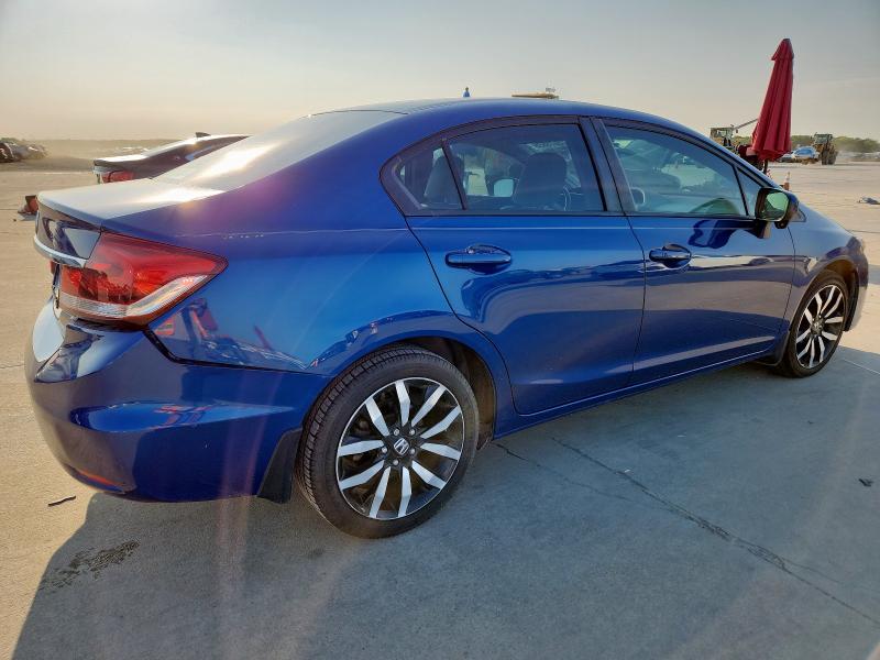 2015 Honda Civic VIN 2HGFB2F91FH534216 COPART salvage auction — REAR END, Wv - Salvage Certificate, sold $6,200 on 2026-07-02 (photo 3)