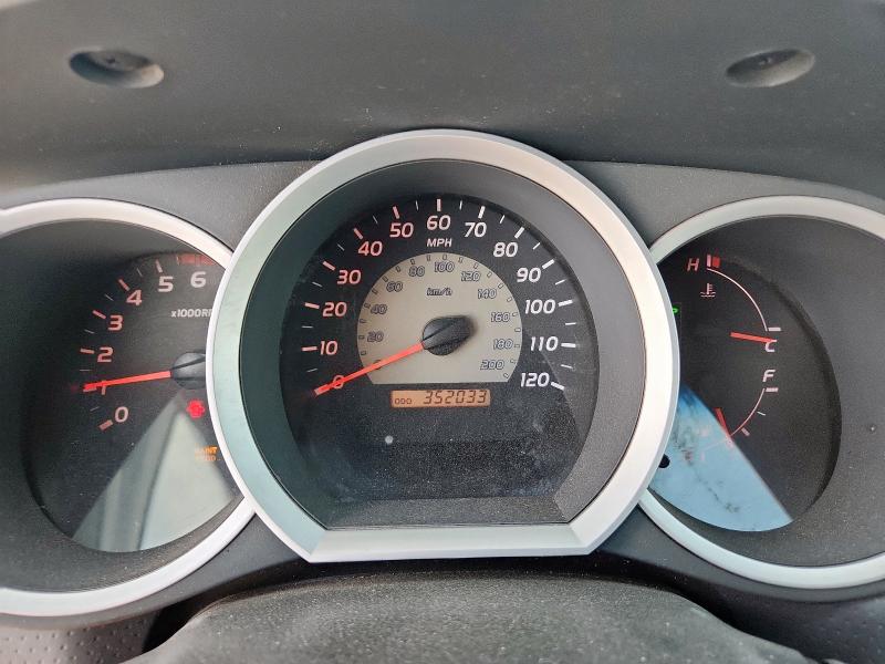 2009 Toyota Tacoma VIN 5TETX22N69Z612634 COPART salvage auction — FRONT END, Tx - Salvage Vehicle Title, sold $3,500 on 2026-07-15 (photo 9)