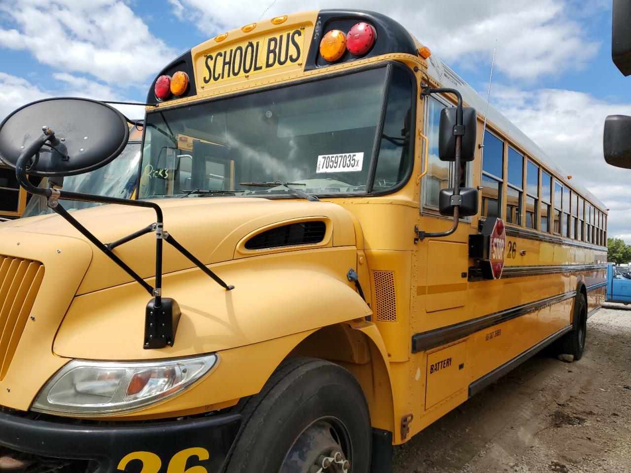 2014 Ic Corporation Ce Series School VIN 4DRBUAAN7EB778817 COPART salvage auction — Minor Dent/Scratches, IA - CERTIFICATE OF TITLE, sold $1,200 on 2026-07-06 (photo 2)