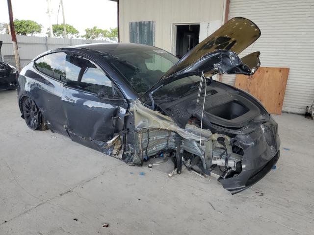 2020 Tesla Model y VIN 5YJYGDEFXLF001388 COPART salvage auction — FRONT END, Fl - Certificate Of Destruction, sold $3,500 on 2026-07-27 (photo 4)