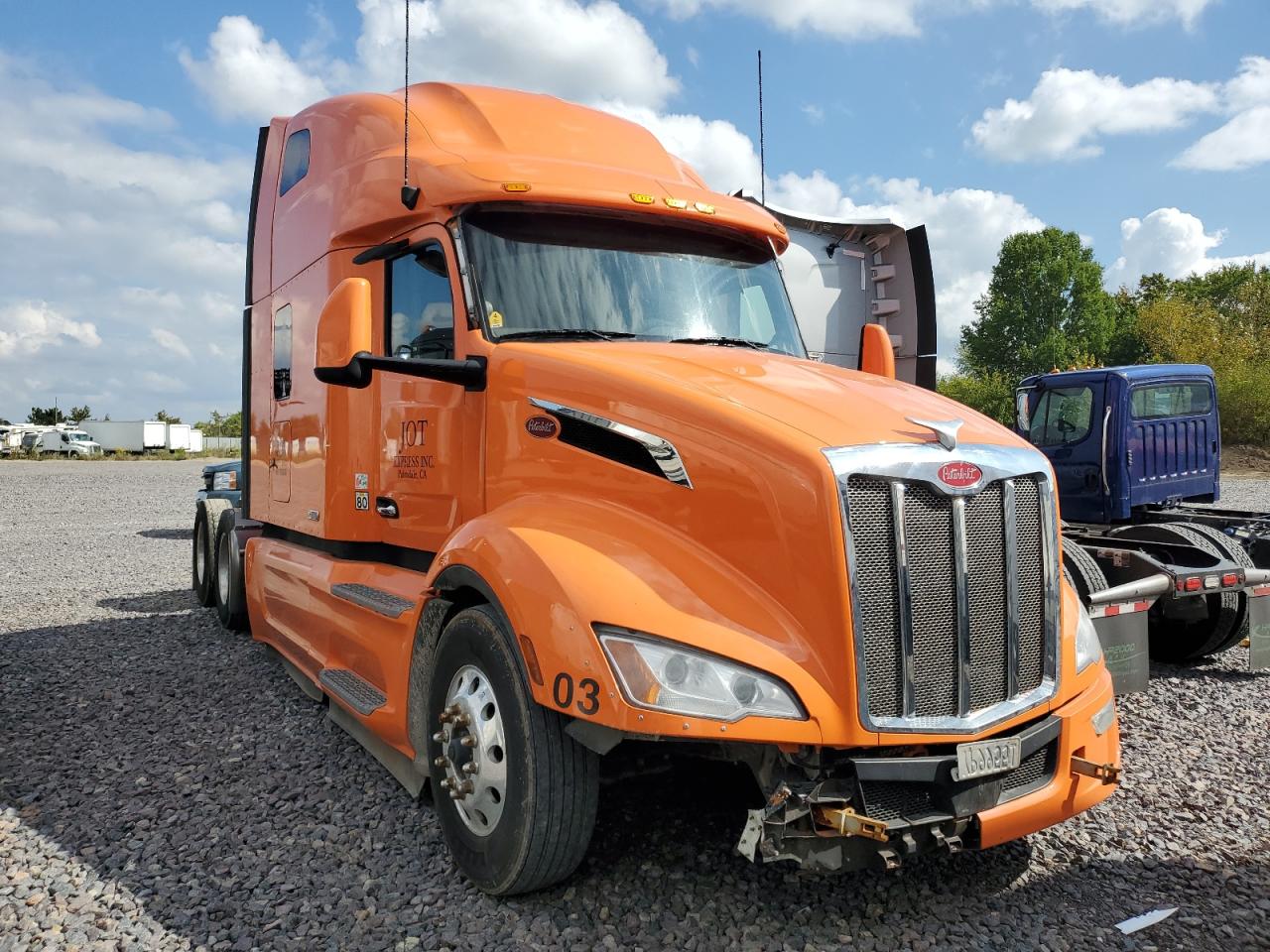 2023 Peterbilt All other VIN 1XPBDP9X4PD850480 COPART salvage auction — Minor Dent/Scratches, OH - CERTIFICATE OF TITLE, sold $19,500 on 2025-10-28 (photo 1)