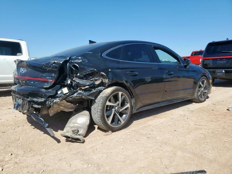 2021 Hyundai Sonata VIN 5NPEJ4J26MH114653 COPART salvage auction — REAR END, Tx - Salvage Vehicle Title, sold $2,650 on 2026-07-22 (photo 3)