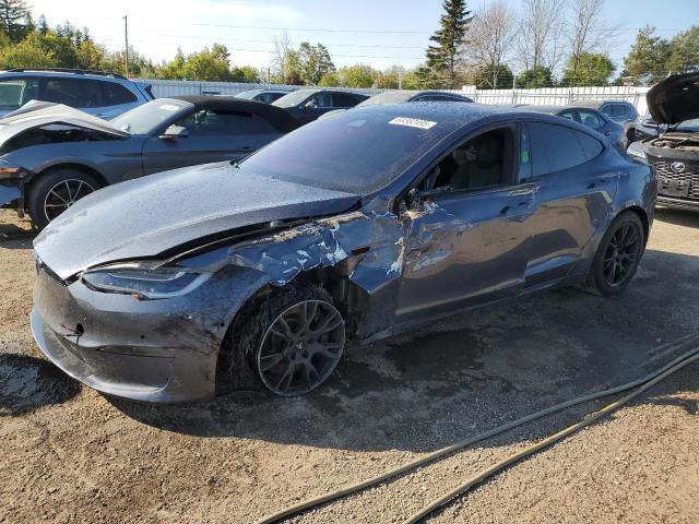 2022 Tesla Model s VIN 5YJSA1E50NF470151 COPART salvage auction — FRONT END, In - Cert Of Title-Salvage Title, sold $12,200 on 2026-07-13 (photo 1)