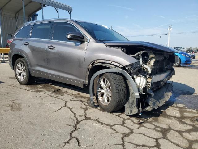 2015 Toyota Highlander VIN 5TDKKRFHXFS054593 COPART salvage auction — FRONT END, Salvage Title, sold $625 on 2026-07-20 (photo 4)