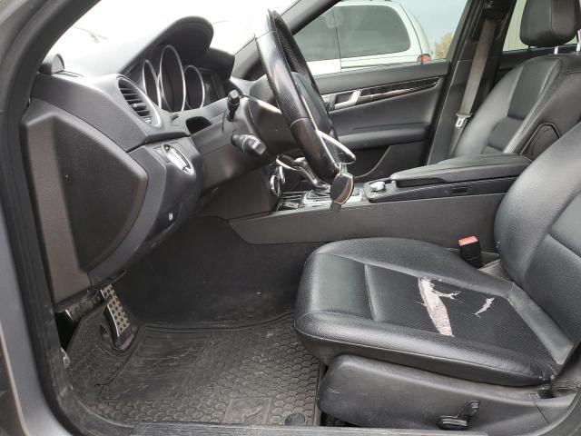 2012 Mercedes-benz C class VIN WDDGF8FB9CA700852 COPART salvage auction — FRONT END, Ab - Oop - Salvage, sold $200 on 2026-07-28 (photo 7)
