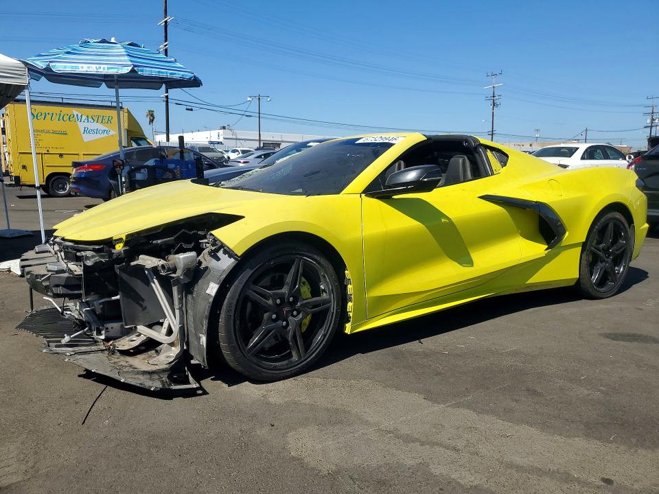 2021 Chevrolet Corvette VIN 1G1YA2D41M5122926 — COPART salvage auction photo