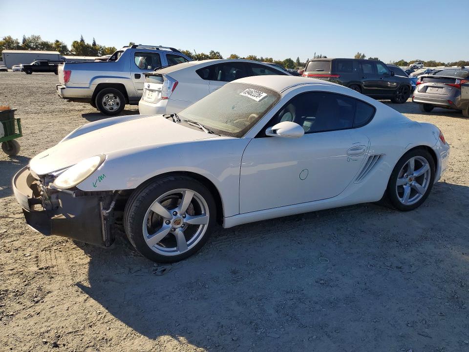 2008 Porsche Cayman VIN WP0AA298X8U760642 — COPART salvage auction photo