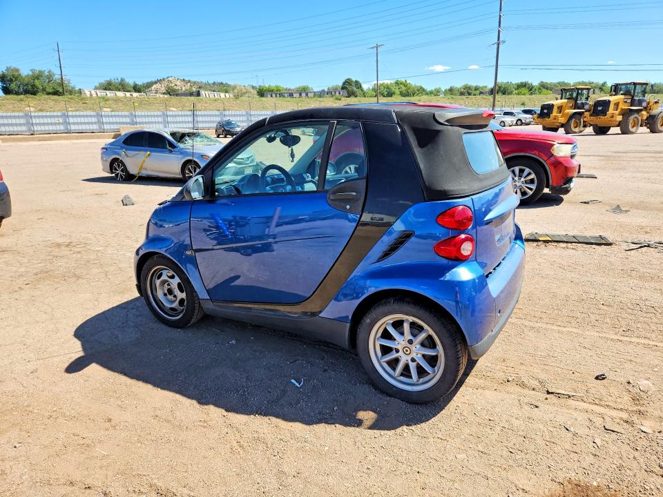 2009 Smart Fortwo VIN WMEEK31X39K229059 COPART salvage auction — FRONT END, CO - DIS/DLR/EXP ONLY CLEAN TITLE, sold $350 on 2026-09-09 (photo 2)