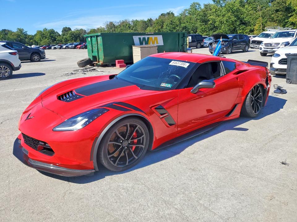 2017 Chevrolet Corvette VIN 1G1YW2D77H5115965 — COPART salvage auction photo