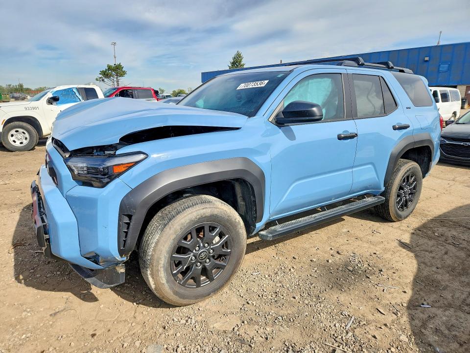 2025 Toyota 4runner VIN JTEVA5BR9S5029204 — COPART salvage auction photo