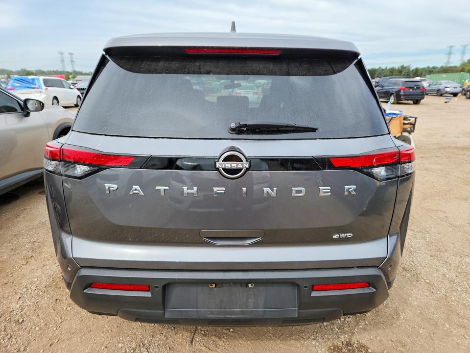 2022 Nissan Pathfinder VIN 5N1DR3AC7NC211957 COPART salvage auction — SIDE, IL - SALVAGE CERTIFICATE, sold $8,000 on 2026-10-15 (photo 6)