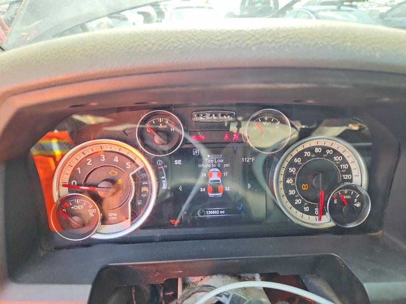 2017 Ram 1500 VIN 1C6RR6LMXHS747398 COPART salvage auction — FRONT END, TX - CERTIFICATE OF TITLE, sold $6,100 on 2026-10-08 (photo 9)