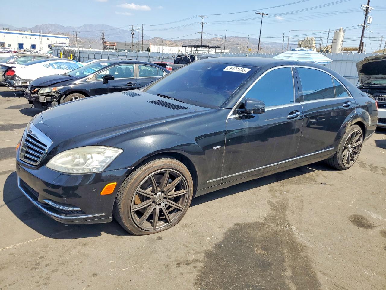 2012 Mercedes-Benz S-Class VIN WDDNG9EBXCA457676 — COPART salvage auction photo