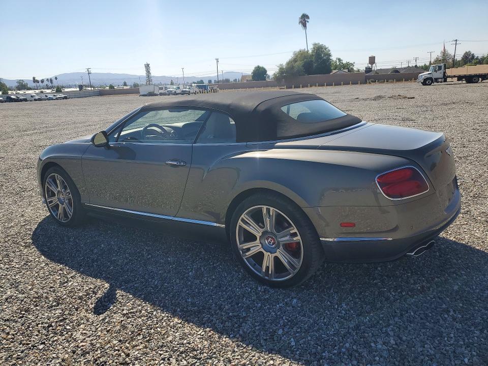 2014 Bentley Continental VIN SCBGH3ZA0EC040799 COPART salvage auction — FRONT END, Ca - Salvage Certificate, sold $19,300 on 2026-09-23 (photo 2)