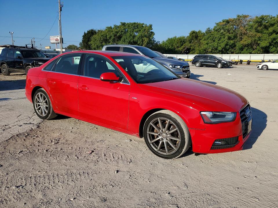 2015 Audi A4 VIN WAUEFAFL0FN023069 COPART salvage auction — MINOR DENT/SCRATCHES, Ok - Certificate Of Title, sold $1,000 on 2026-09-16 (photo 4)