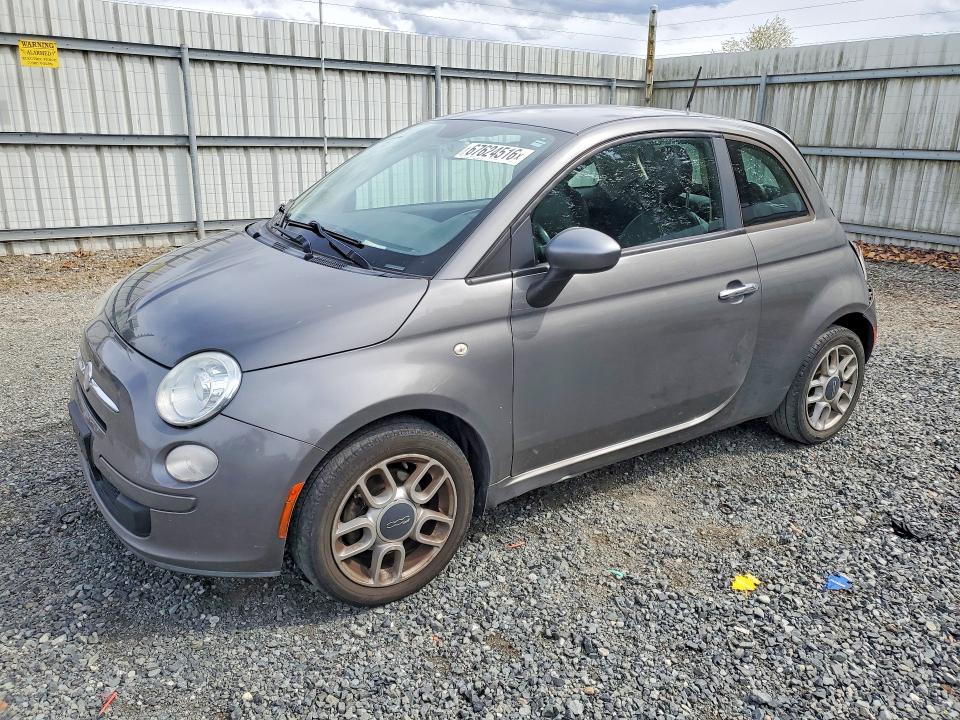 2012 Fiat 500 VIN 3C3CFFAR8CT299051 COPART salvage auction — REAR END, Wa - Bill Of Sale, sold $225 on 2026-10-01 (photo 1)