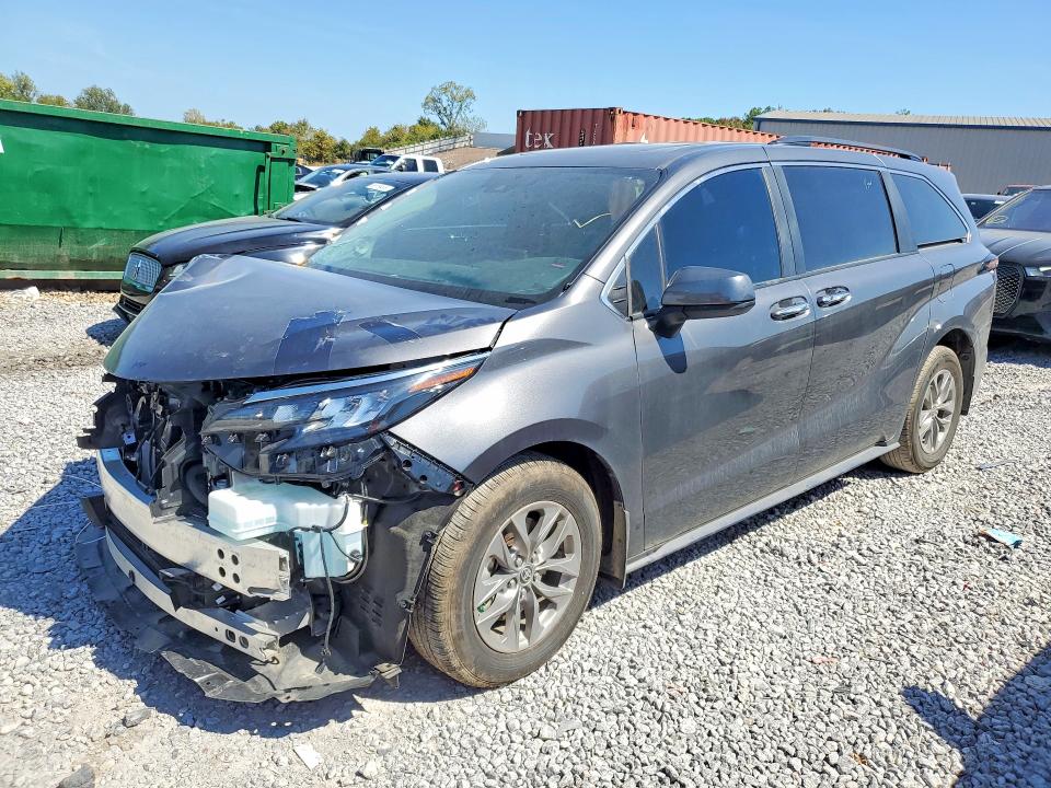 2025 Toyota Sienna VIN 5TDJRKEC8SS289105 — COPART salvage auction photo