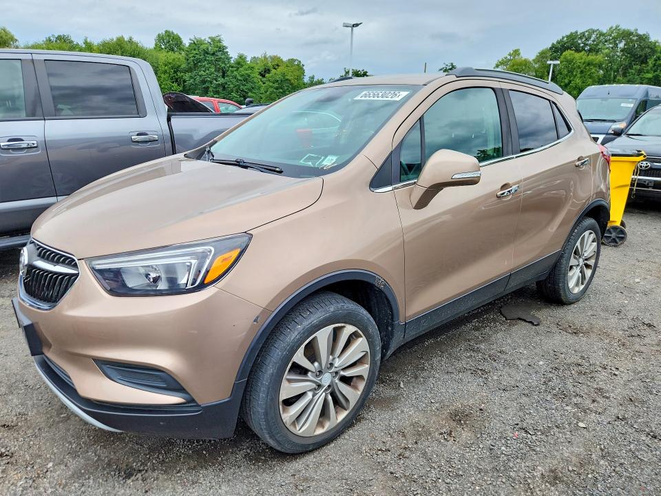 2019 Buick Encore VIN KL4CJESB3KB834707 COPART salvage auction — FRONT END, Ny - Certificate Of Title, sold $475 on 2026-10-09 (photo 1)