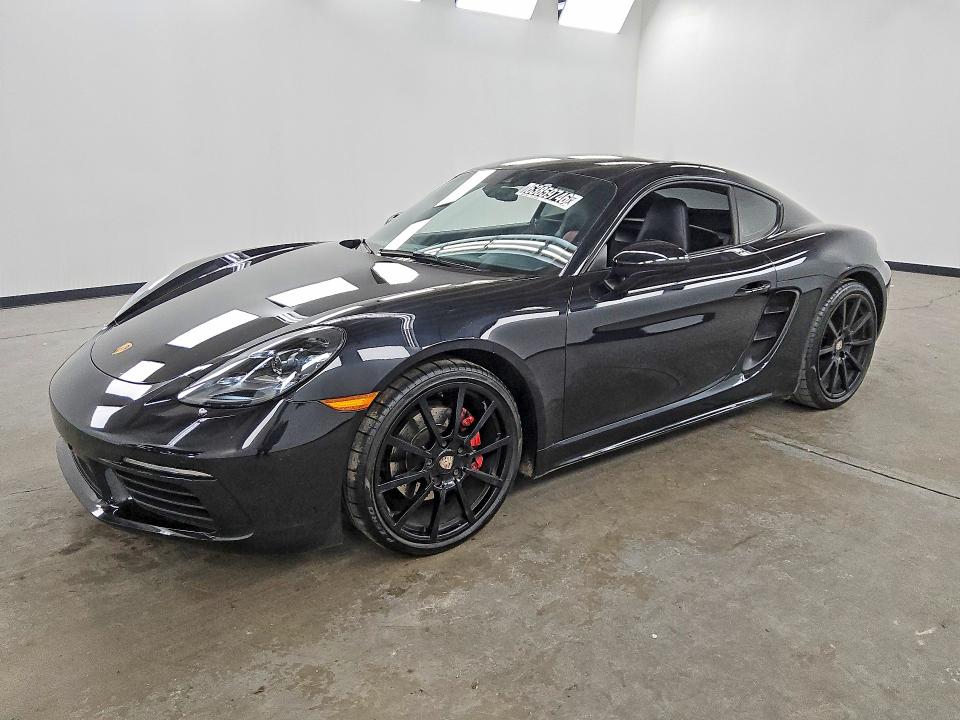2022 Porsche Cayman VIN WP0AA2A82NS255214 — COPART salvage auction photo