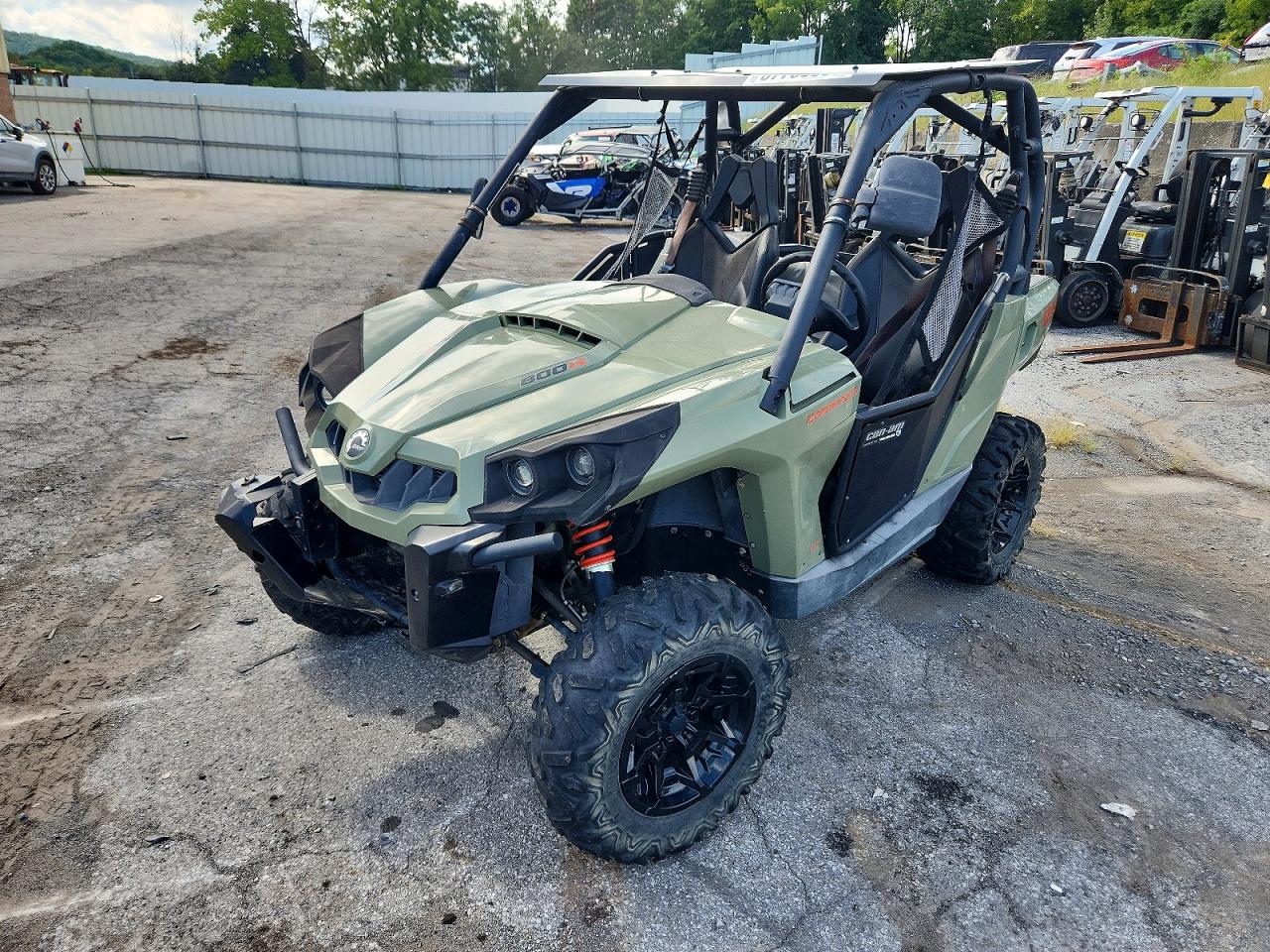 2019 Can-Am Commander VIN 3JBKGAN20KJ001075 COPART salvage auction — Front End, WV - SALVAGE CERTIFICATE (P), sold $3,550 on 2026-10-23 (photo 2)