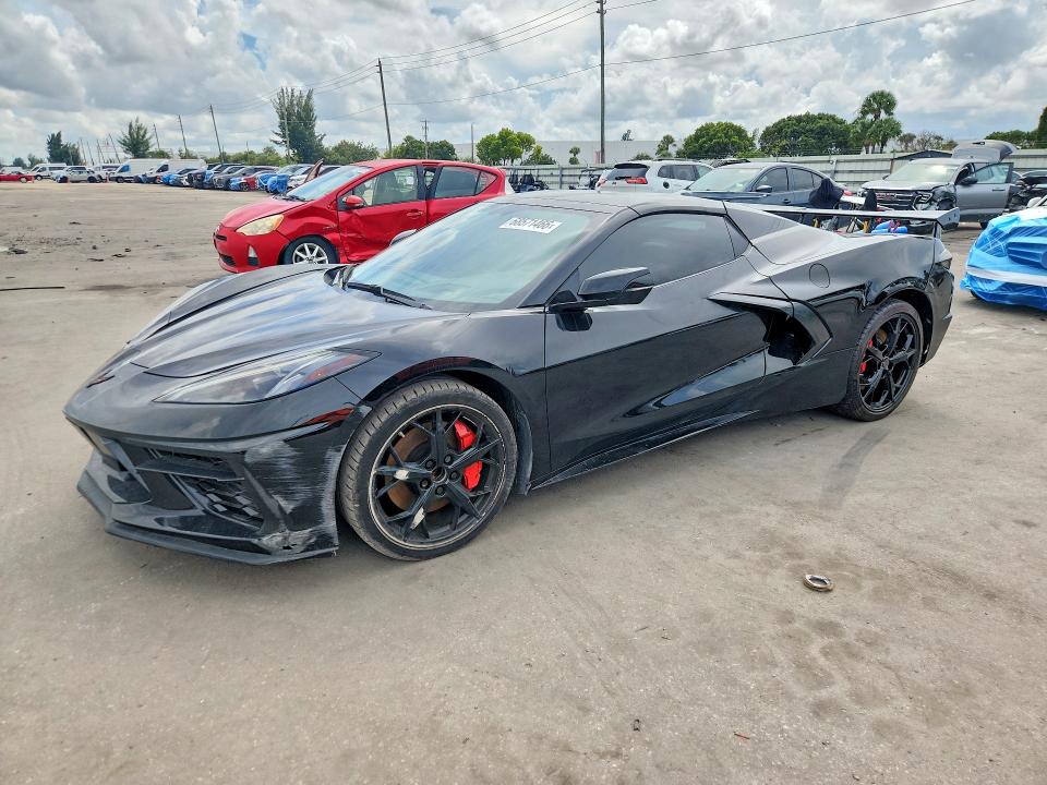 2022 Chevrolet Corvette VIN 1G1YB3D45N5115059 — COPART salvage auction photo