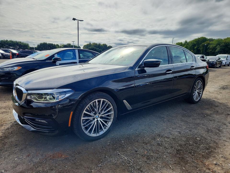 2018 BMW 5 series VIN WBAJE7C58JG891845 — COPART salvage auction photo