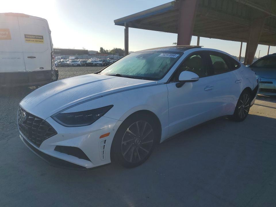 2021 Hyundai Sonata VIN 5NPEH4J20MH104034 — COPART salvage auction photo