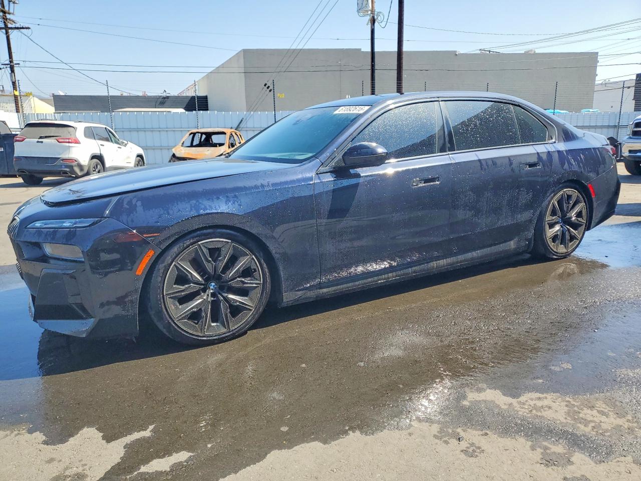 2025 BMW i7 VIN WBY53EJ08SCT50453 — COPART salvage auction photo