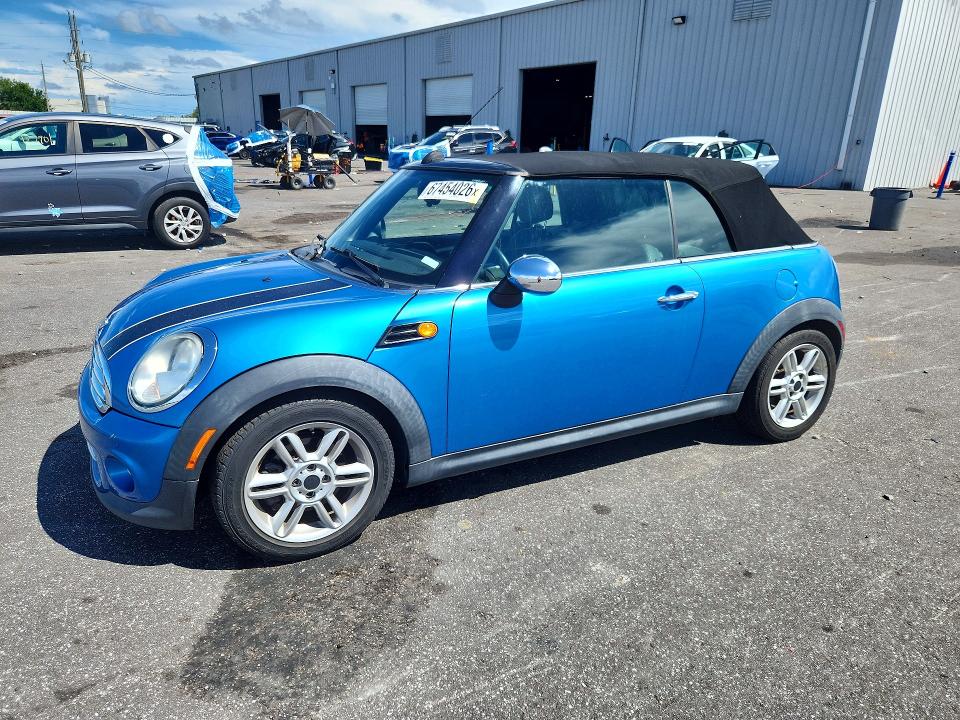 2012 Mini Cooper VIN WMWZN3C54CT133927 COPART salvage auction — MECHANICAL, Ga - Certificate Of Title, sold $990 on 2026-09-05 (photo 1)