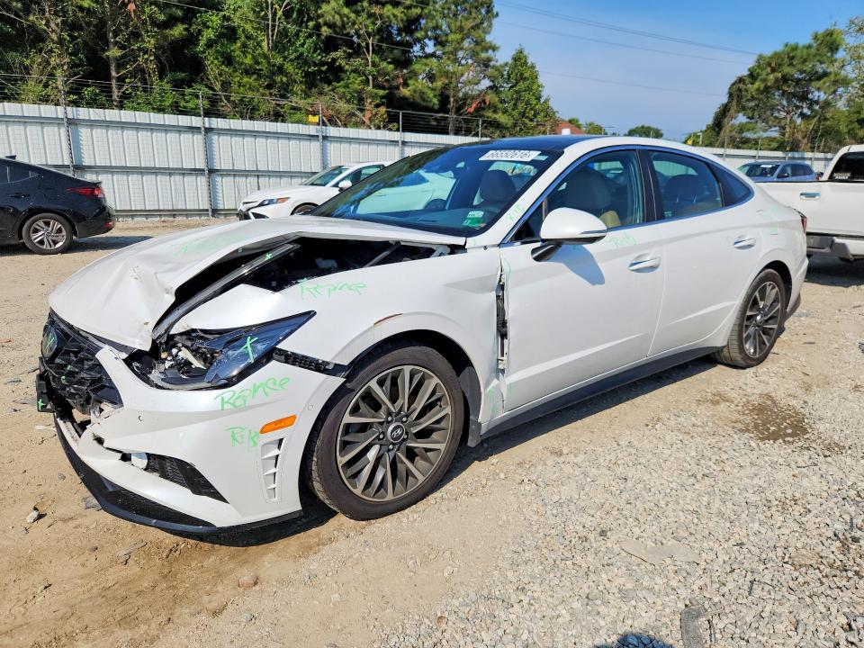 2022 Hyundai Sonata VIN KMHL34J21NA223771 — COPART salvage auction photo