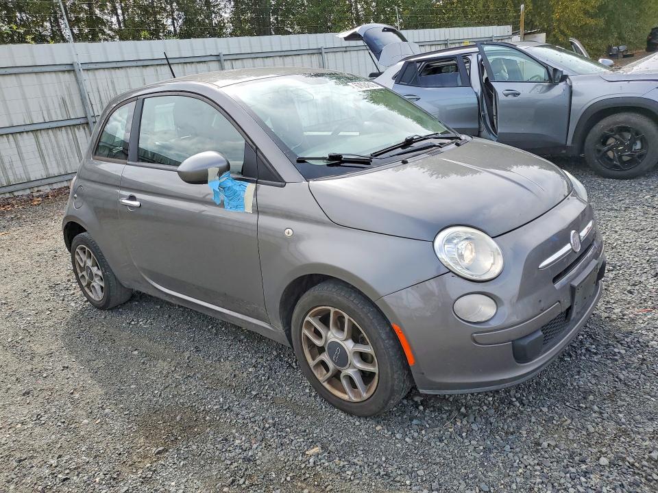 2012 Fiat 500 VIN 3C3CFFAR8CT299051 COPART salvage auction — REAR END, Wa - Bill Of Sale, sold $225 on 2026-10-01 (photo 4)