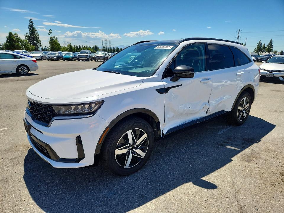 2021 Kia Sorento VIN 5XYRL4LC2MG067405 — COPART salvage auction photo