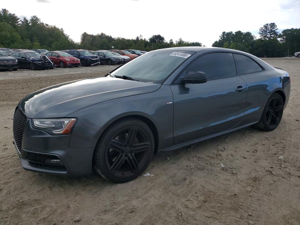 2013 Audi A5 VIN WAUMFAFR9DA072033 COPART salvage auction — MECHANICAL, MA - CERT OF TITLE-RECONSTRCTD COLL, sold $0 on 2026-10-03 (photo 1)