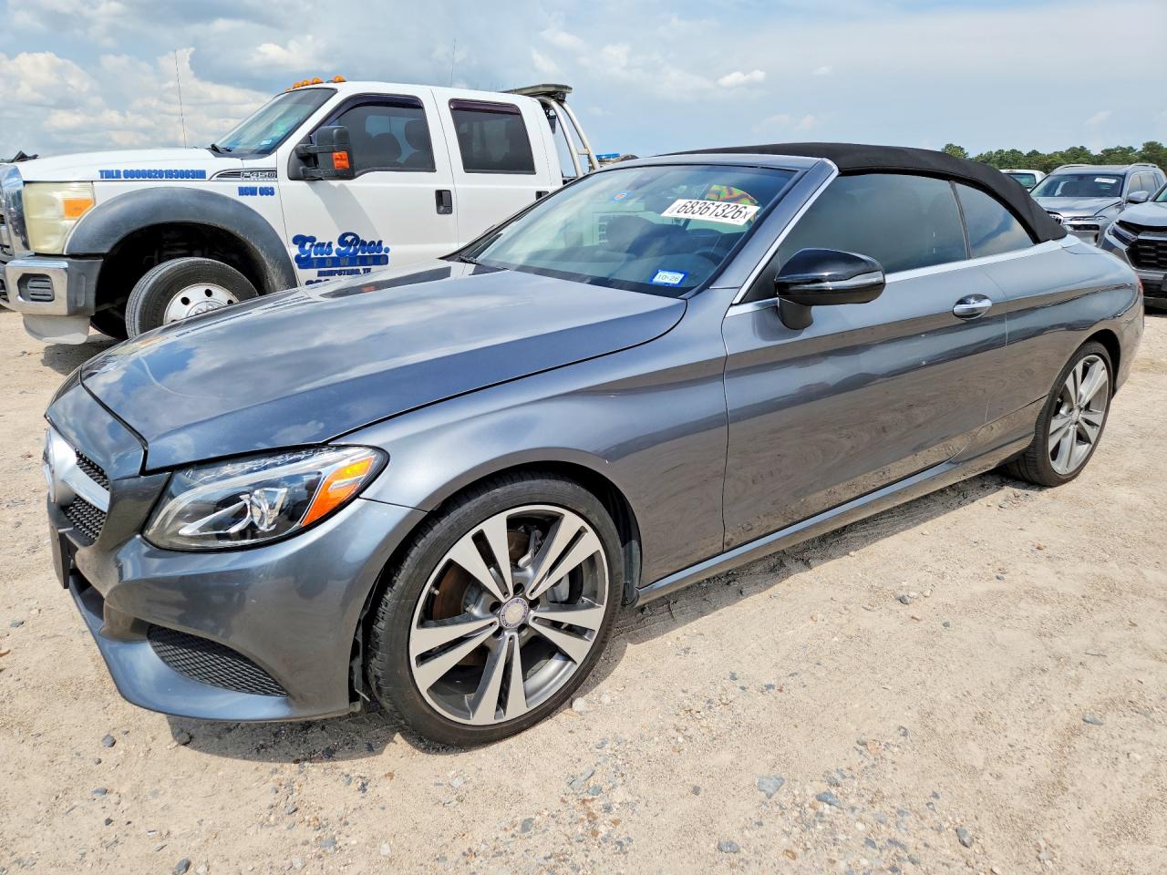2017 Mercedes-Benz C-Class VIN WDDWK4JB7HF494061 — COPART salvage auction photo