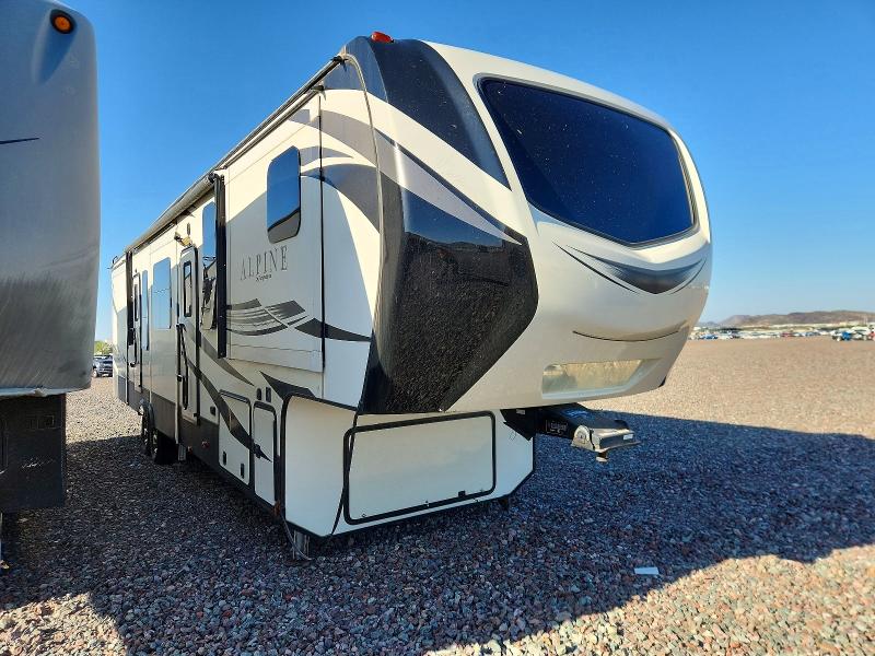 2019 Keystone Alpine VIN 4YDF3802XKE780805 COPART salvage auction — BURN, AZ - CERT OF TITLE - SALVAGE, sold $9,300 on 2026-10-08 (photo 1)