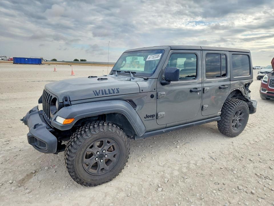 2020 Jeep Wrangler / VIN 1C4HJXDG9LW325022 — COPART salvage auction photo